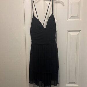 HALARA Black Mini Dress